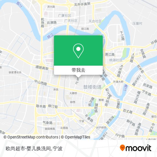 欧尚超市-婴儿换洗间地图