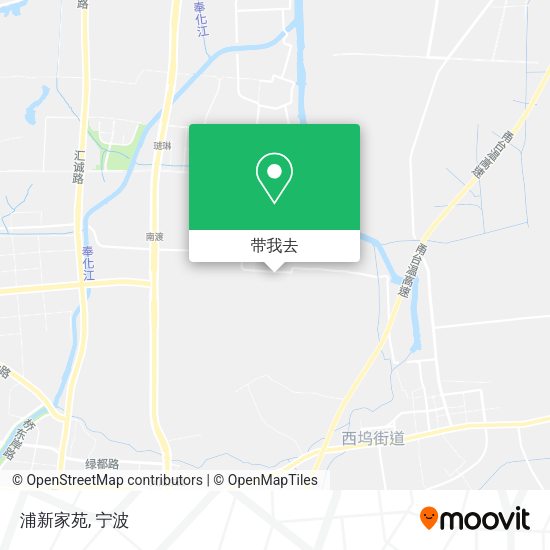 浦新家苑地图