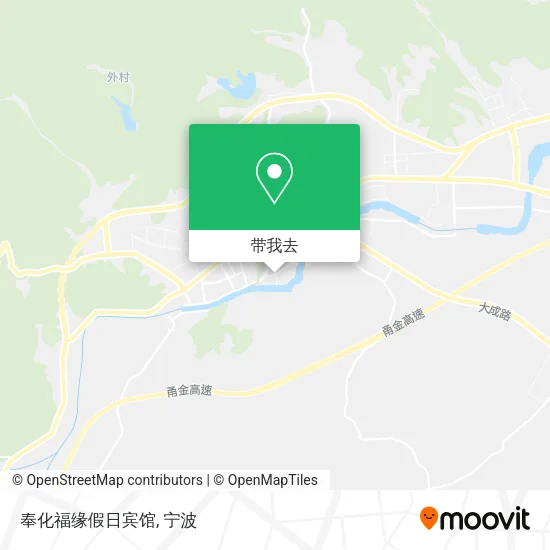 奉化福缘假日宾馆地图