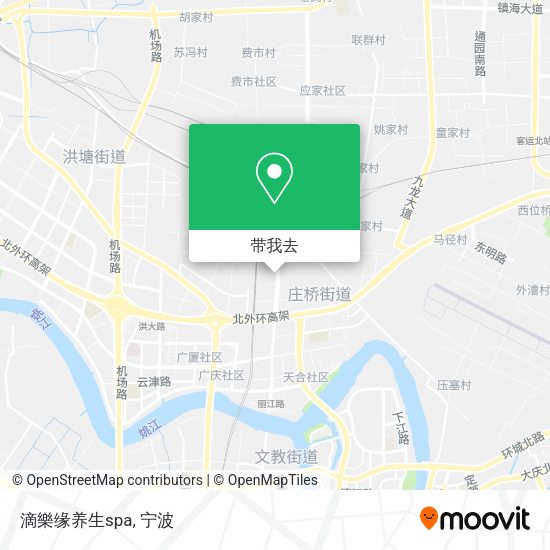 滴樂缘养生spa地图