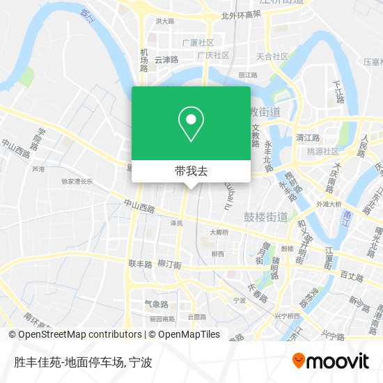 胜丰佳苑-地面停车场地图