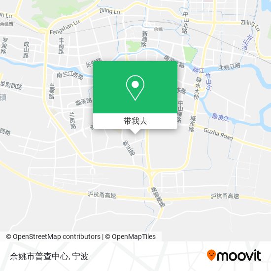 余姚市普查中心地图