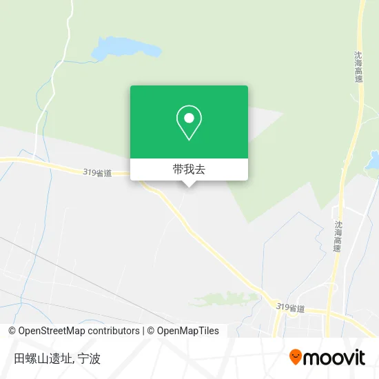 田螺山遗址地图
