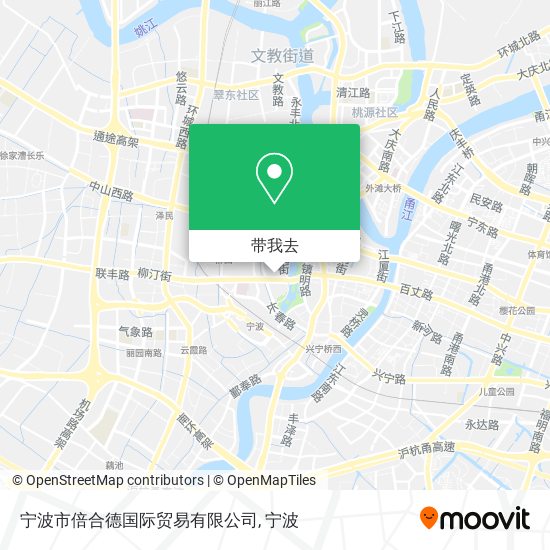 宁波市倍合德国际贸易有限公司地图