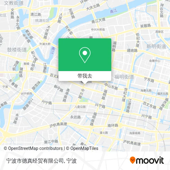 宁波市德真经贸有限公司地图