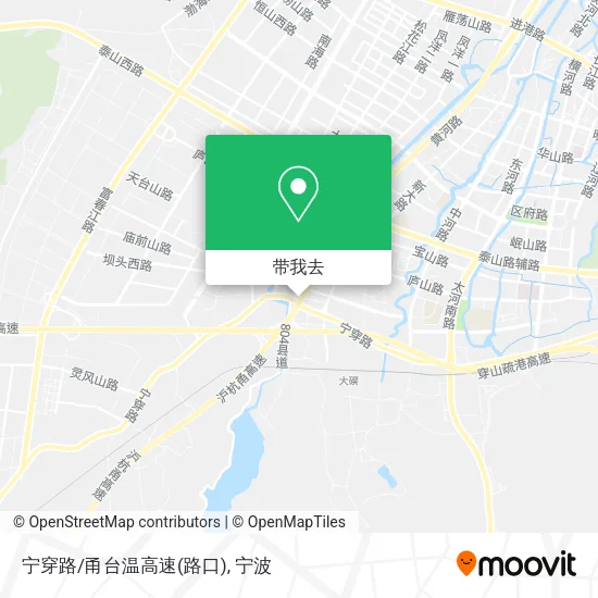 宁穿路/甬台温高速(路口)地图