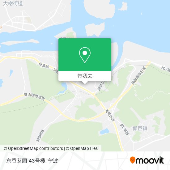 东香茗园-43号楼地图