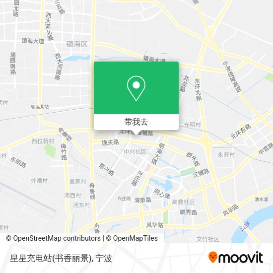 星星充电站(书香丽景)地图