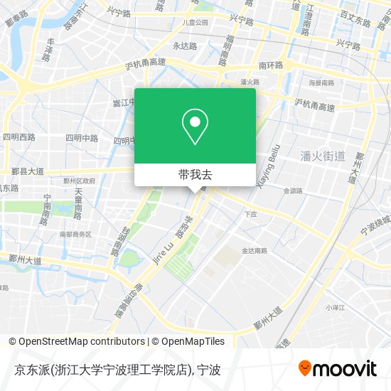 京东派(浙江大学宁波理工学院店)地图