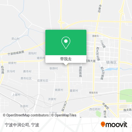 宁波中润公司地图