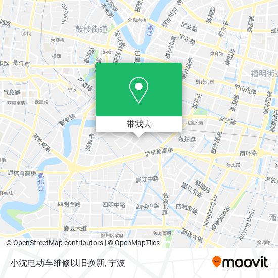 小沈电动车维修以旧换新地图