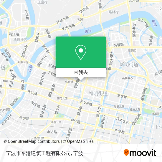 宁波市东港建筑工程有限公司地图