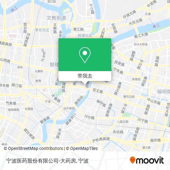 宁波医药股份有限公司-大药房地图