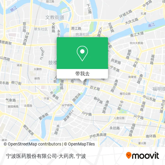 宁波医药股份有限公司-大药房地图