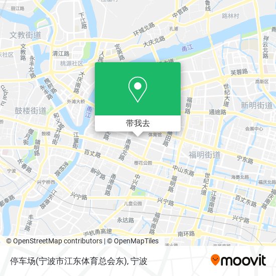 停车场(宁波市江东体育总会东)地图