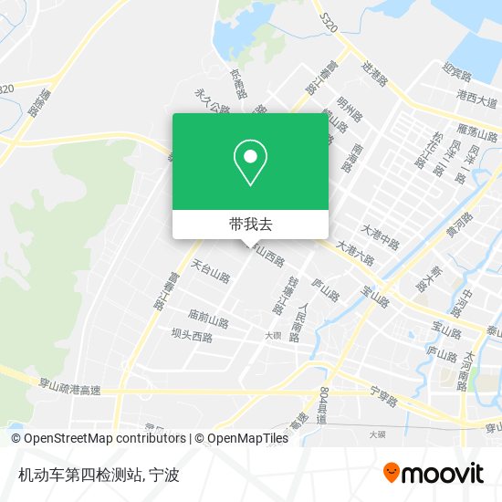 机动车第四检测站地图