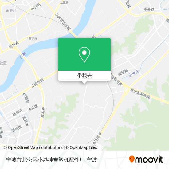 宁波市北仑区小港神吉塑机配件厂地图
