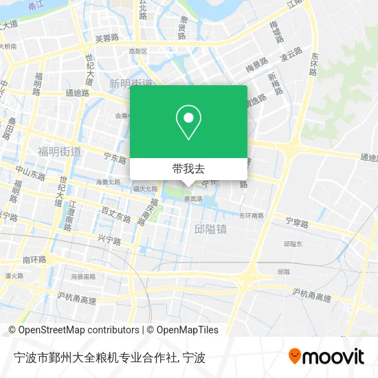 宁波市鄞州大全粮机专业合作社地图