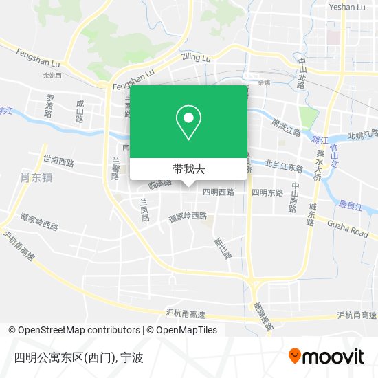 四明公寓东区(西门)地图
