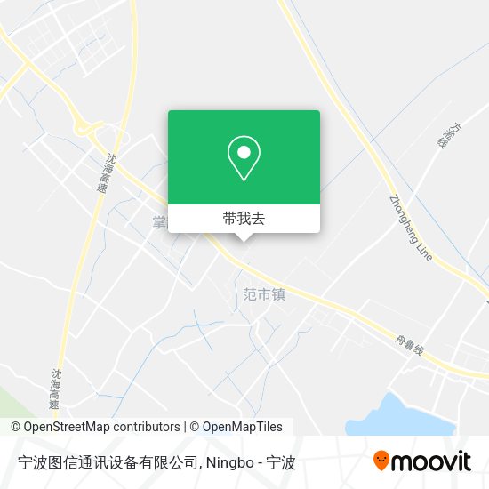 宁波图信通讯设备有限公司地图