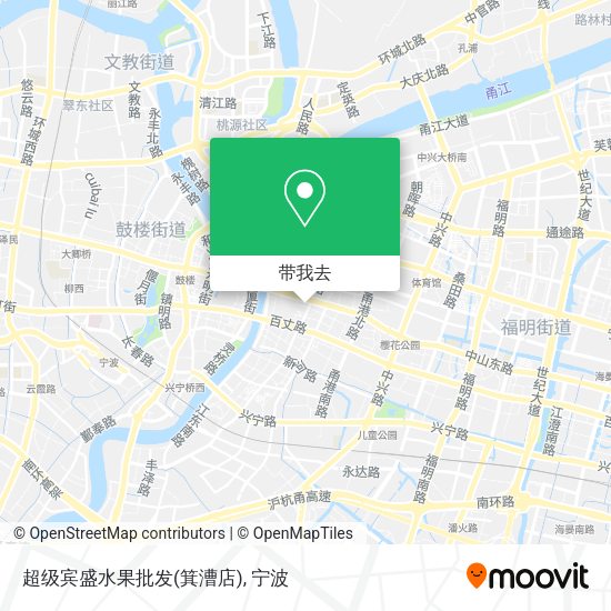 超级宾盛水果批发(箕漕店)地图