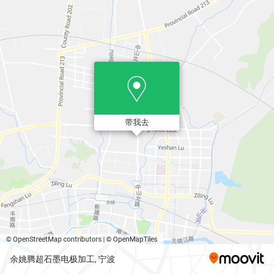 余姚腾超石墨电极加工地图