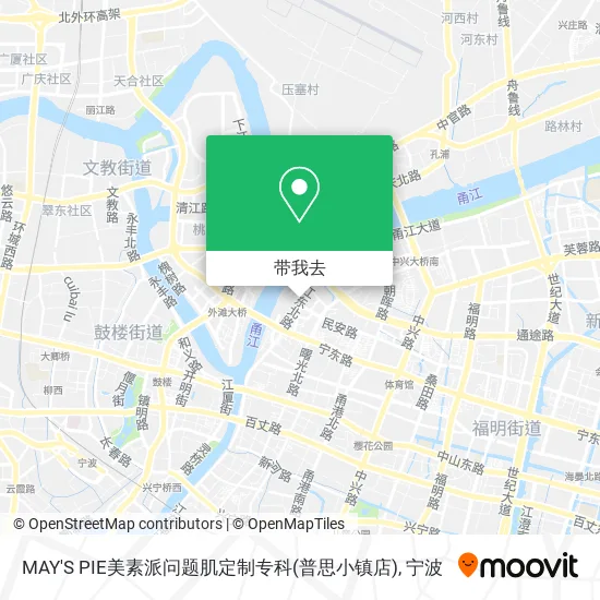 MAY'S PIE美素派问题肌定制专科(普思小镇店)地图