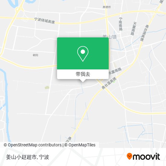 姜山小赵超市地图