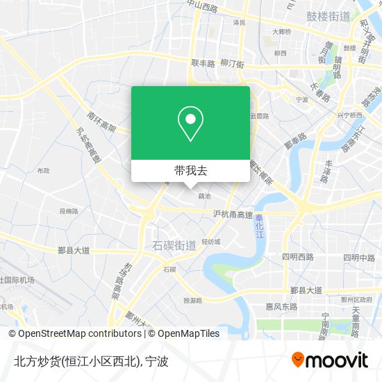 北方炒货(恒江小区西北)地图