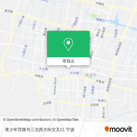 青少年宫路与三北西大街交叉口地图