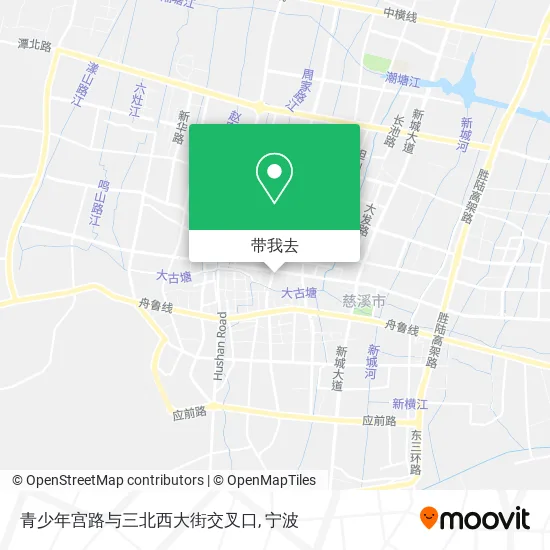 青少年宫路与三北西大街交叉口地图