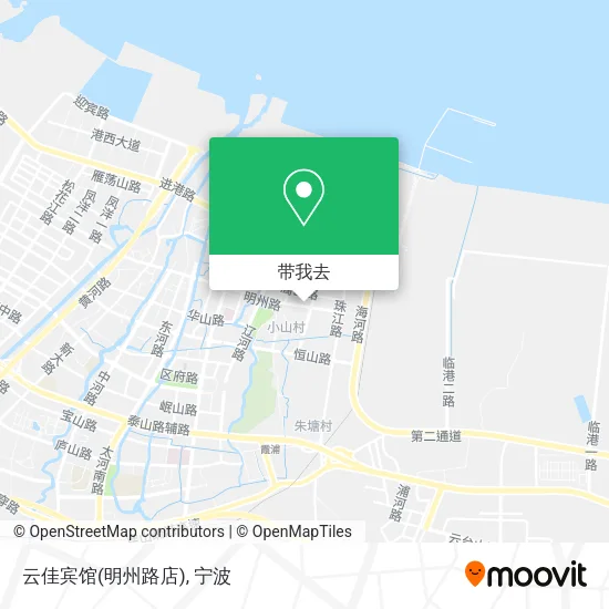 云佳宾馆(明州路店)地图