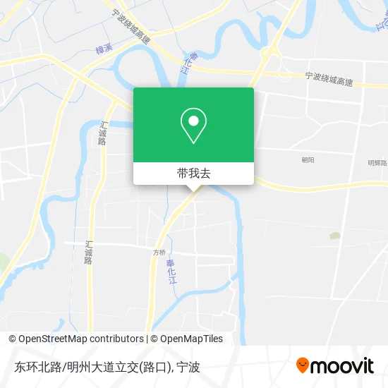 东环北路/明州大道立交(路口)地图