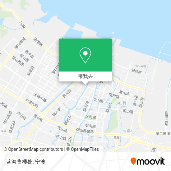 蓝海售楼处地图