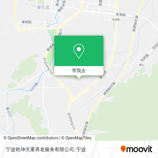 宁波乾坤天童养老服务有限公司地图