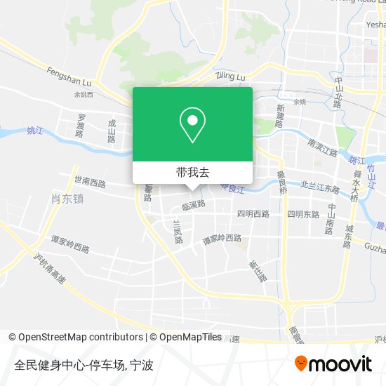 全民健身中心-停车场地图
