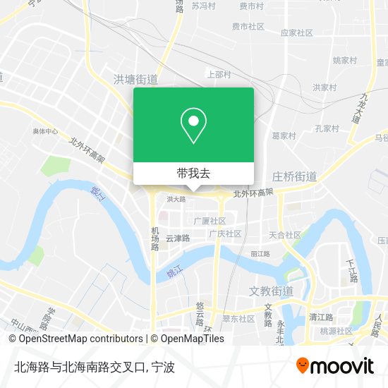 北海路与北海南路交叉口地图