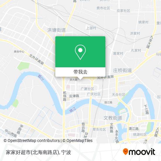 家家好超市(北海南路店)地图