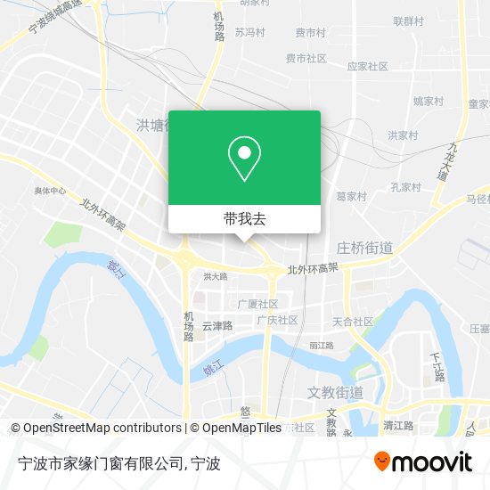 宁波市家缘门窗有限公司地图