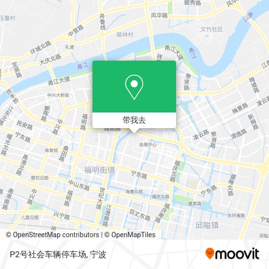 P2号社会车辆停车场地图