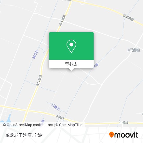 威龙老干洗店地图