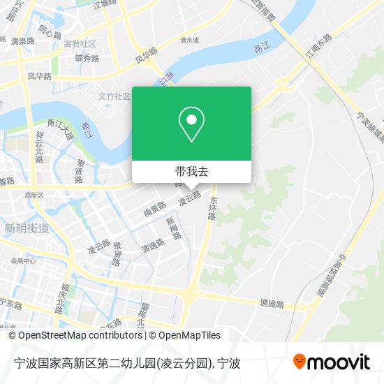 宁波国家高新区第二幼儿园(凌云分园)地图