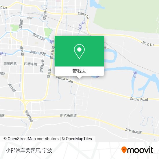 小邵汽车美容店地图