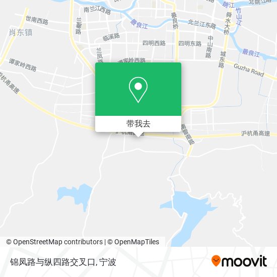 锦凤路与纵四路交叉口地图