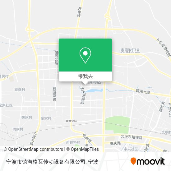 宁波市镇海格瓦传动设备有限公司地图