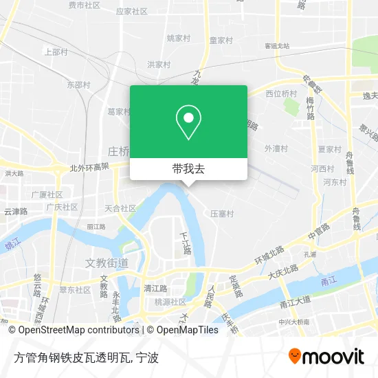 方管角钢铁皮瓦透明瓦地图