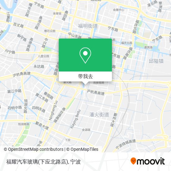 福耀汽车玻璃(下应北路店)地图