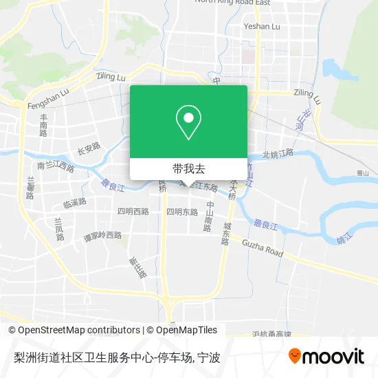 梨洲街道社区卫生服务中心-停车场地图