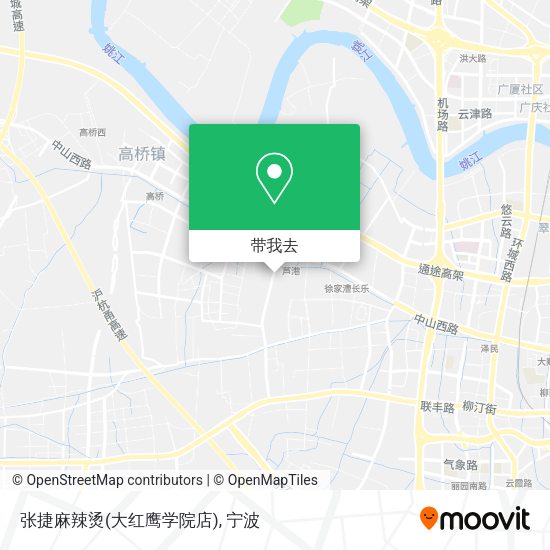 张捷麻辣烫(大红鹰学院店)地图
