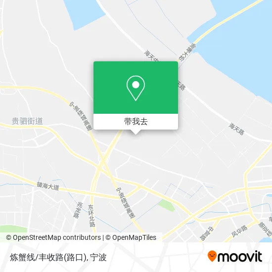 炼蟹线/丰收路(路口)地图